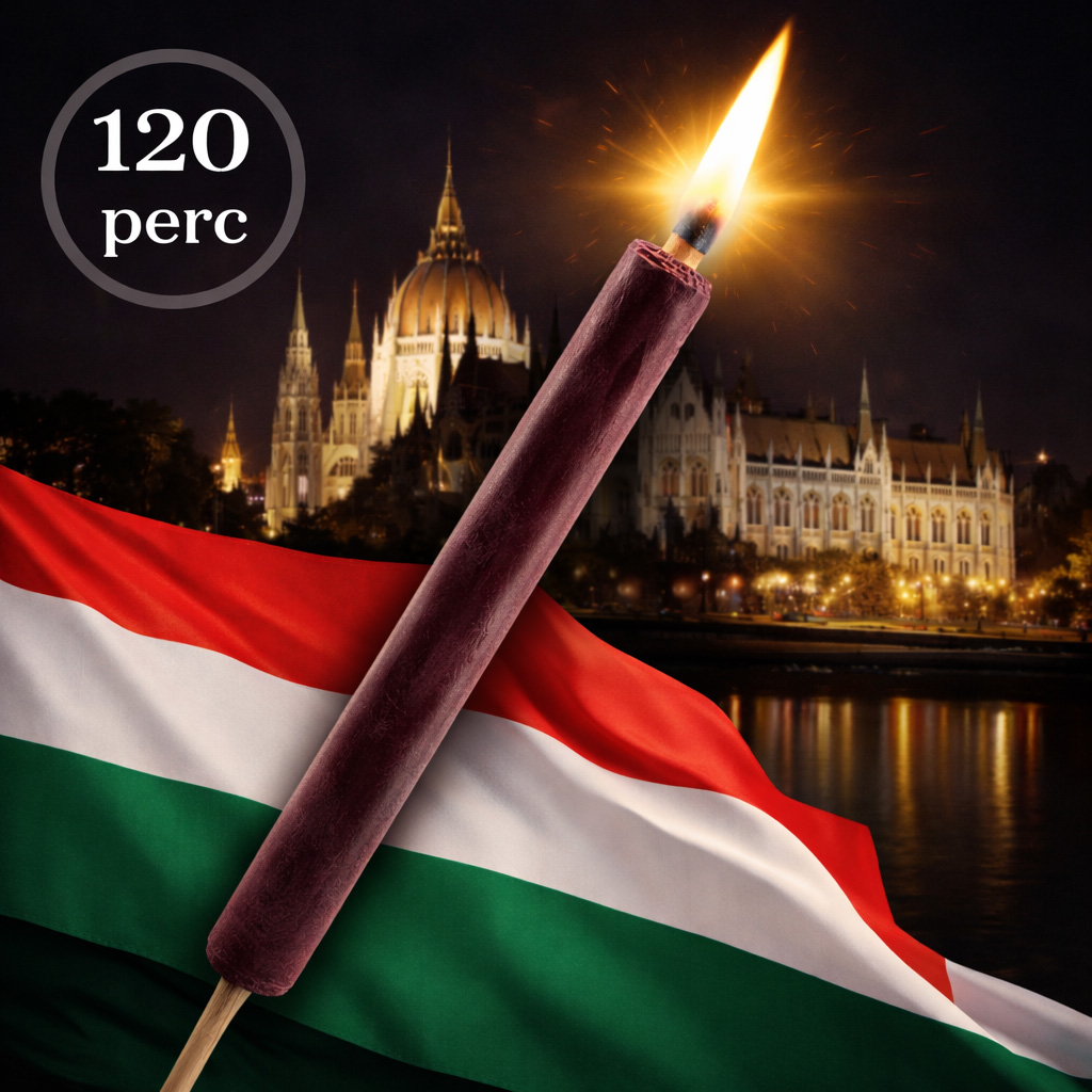 Felvonulási fáklya 2 órás